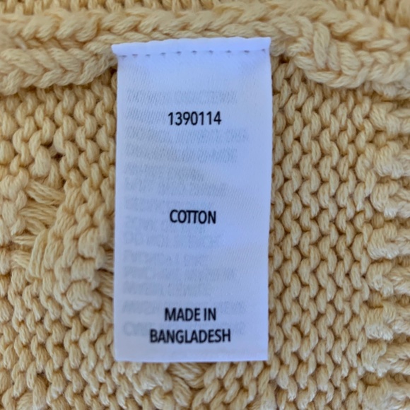 K-D Girls Yellow Knit Cardigan Sweater - Sz 5 NWT - Picture 4 of 7